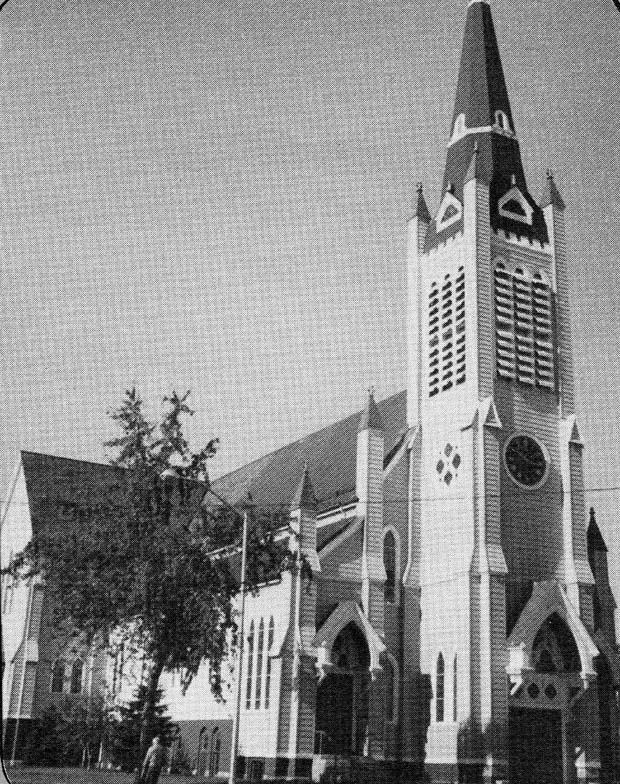 The Church prior to the 1977 fire